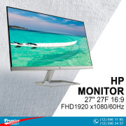  Monitor 27'' HP 27F 16:9/FHD1920 x1080/60Hz/1000:1/5Ms/VGA/2-HDMI P/N L09847-004