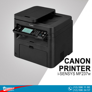 Printer LaserJet Canon i-SENSYS MF237w  Wi-Fi/Network  Print/Copy/Scan/ADF Cartridge 737