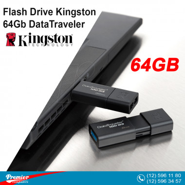 Flash Drive Kingston 64 gb DataTraveler 100 USB 3.1