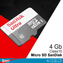 Micro SD SanDisk Ultra 4 Gb Class10 UHS-I 48MB/s (R) + SD Adapret