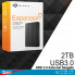 HDD 2.5 External Seagate Expansion 2TB USB3.0  P/N 1TEAP3-570