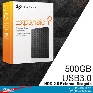 HDD 2.5 External Seagate Expansion 500GB USB3.0  P/N 1TEAP1-570