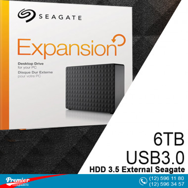 HDD 3.5 External Seagate Expansion 6TB USB3.0  P/N 1TFAPR-570