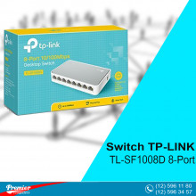 Switch TP-LINK TL-SF1008D Desktop 8-Port 10/100Mbps P/N 1730502143