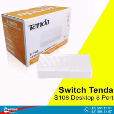 Switch Tenda S108 Desktop 8 Port 10/100Mbps