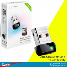 Wi-Fi USB Adapter TP-LINK TL-WN725N 150Mbps P/N 0152502243 Wi-Fi USB Adapter TP-LINK TL-WN725N 150Mbps P/N 0152502243