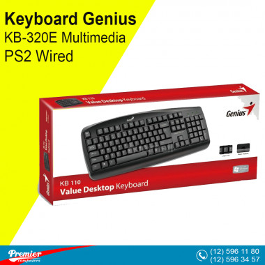 Keyboard Genius KB-320E Multimedia PS2 Wired