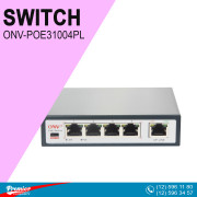 Switch ONV-POE31004PL Desktop 4 x 10/100M PoE ports +1 x 10/100M 10M/250m