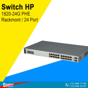 Switch HP 1820-24G PHE Rackmont  24 x Gigabit  2 x Gigabit SFP P/N J9980A