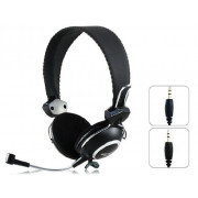 SENICC ST-818 3.5mm Wired Headband Gaming Headphone w/ Mic. - Black