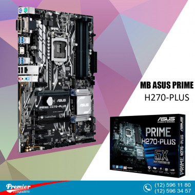 Motherboard Asus PRIME H270-PLUS LGA1151 P/N 90MB0S90-M0EAY0