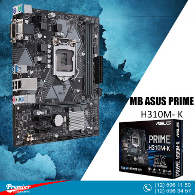 Motherboard Asus PRIME H310M-K R2.0 LGA1151 P/N 90MB0Z30-M0EAY0