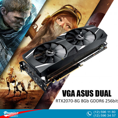 VGA ASUS DUAL-RTX2070-8G 8Gb GDDR6 256bit