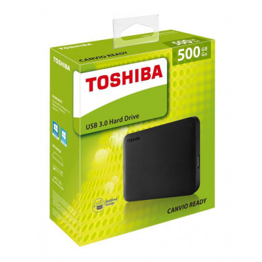 Toshiba Canvio Ready 500GB USB 3.0 Portable Black Hard Drive