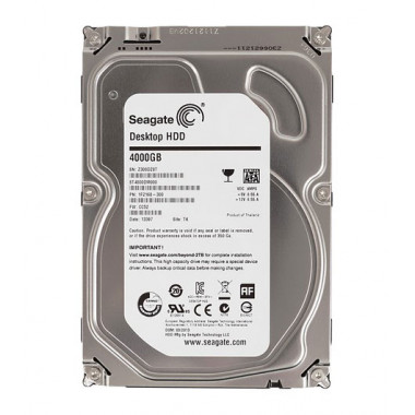 Seagate Desktop HDD ST4000DM000 4TB 64MB Cache SATA 6.0Gb/s 3.5" Internal Hard Drive Bare Drive