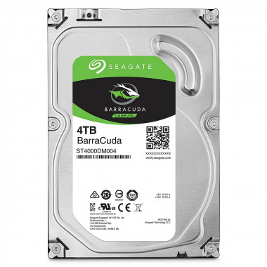 Seagate BarraCuda ST4000DM005 4TB 64MB Cache SATA 6.0Gb/s 3.5" Hard Drive Bare Drive