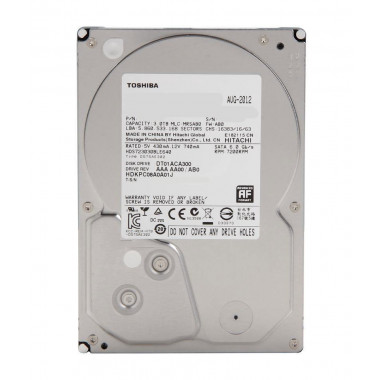 TOSHIBA DT01ACA300 3TB 7200 RPM 64MB Cache SATA 6.0Gb/s 3.5" Internal Hard Drive Bare Drive