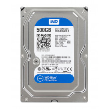 Western Digital Blue WD5000AZLX 500GB 7200 RPM 32MB Cache SATA 6.0Gb/s 3.5" Internal Hard Drive Bare Drive