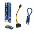 USB 3.0 Pci-e Express 1x to 16x Extender Riser Card Adapter