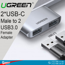 UGREEN 2*USB-C Male to 2*USB3.0 Female Adapter UGREEN 2*USB-C Male to 2*USB3.0 Female Adapter